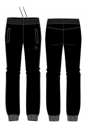 Женские спортивные брюки черные хлопковые (21L-RR-1439-2) Женские спортивные брюки черные хлопковые (21L-RR-1439-2)