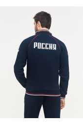 Мужской спортивный костюм Россия утепленный темно-синий (12M-RR-1270/3) Мужской спортивный костюм Россия утепленный темно-синий (12M-RR-1270/3)