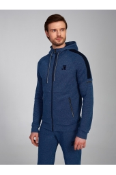 Мужской спортивный костюм жаккард цвет индиго (133M-RR-1200/1)