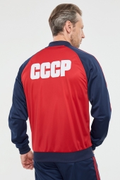 Мужской спортивный костюм с символикой СССР 90-х с гербом "СССР-4" (L-050) Мужской спортивный костюм с символикой СССР 90-х с гербом "СССР-4" (L-050)