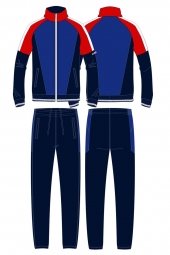 Детский спортивный костюм сине-красный (10C-AS-1141-3)