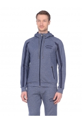 Мужской спортивный костюм жаккард цвет индиго (133M-RR-1199-3)