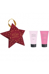 Новогодний подарочный набор Парфюмерно-косметический Звезда MO-1802 Liss Kroully Skin juice Маска для рук 75 мл + Крем для рук и ногтей 75 мл (арт.A_43491)