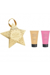 Новогодний подарочный набор парфюмерно-косметический Звезда MO-1801 Liss Kroully Skin juice SPA-маска для рук 75 мл + крем для рук питательный 75 мл (арт.A_43490)