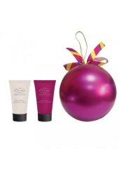 Новогодний подарочный набор Парфюмерно-косметический NY-1812 Шар Liss Kroully Skin juice Крем для рук питательный 75 мл + Крем для рук и ногтей 75 мл (арт.A_43489)