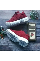 Женские зимние кроссовки Fila Disruptor бордовые (арт.N53338) Женские зимние кроссовки Fila Disruptor бордовые (арт.N53338)