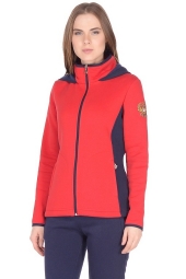 Женский спортивный костюм утепленный красный (12L-RR-1094-3)
