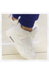 Женские зимние кроссовки Nike Air Jordan зимние белые (арт.N70400)