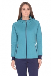 Женский утепленный костюм бирюзовый (12L-RR-1095-2)