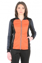 Женский спортивный костюм коралловый (10L-AS-1086-2)