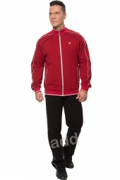 Мужской спортивный костюм бордовый (11M-00-453)